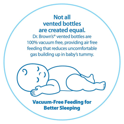 Natural Flow Original Baby Bottles, Pink, 8 oz, Set of 6