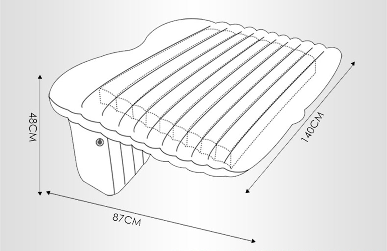Car Air Mattress for Mid-Sized Vehicles - Outdoor Comfort Solutions, Wholesale Available