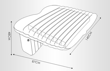 Car Air Mattress for Mid-Sized Vehicles - Outdoor Comfort Solutions, Wholesale Available