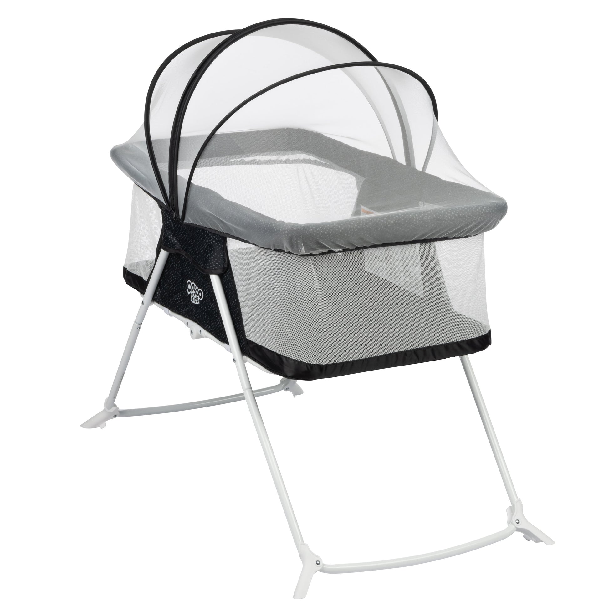 Sleep Spot Baby Bassinet in Noir Polka Dot Design
