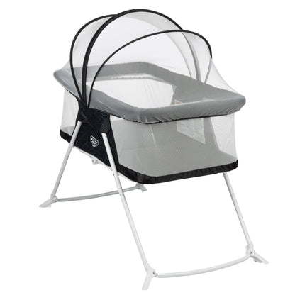 Sleep Spot Baby Bassinet in Noir Polka Dot Design