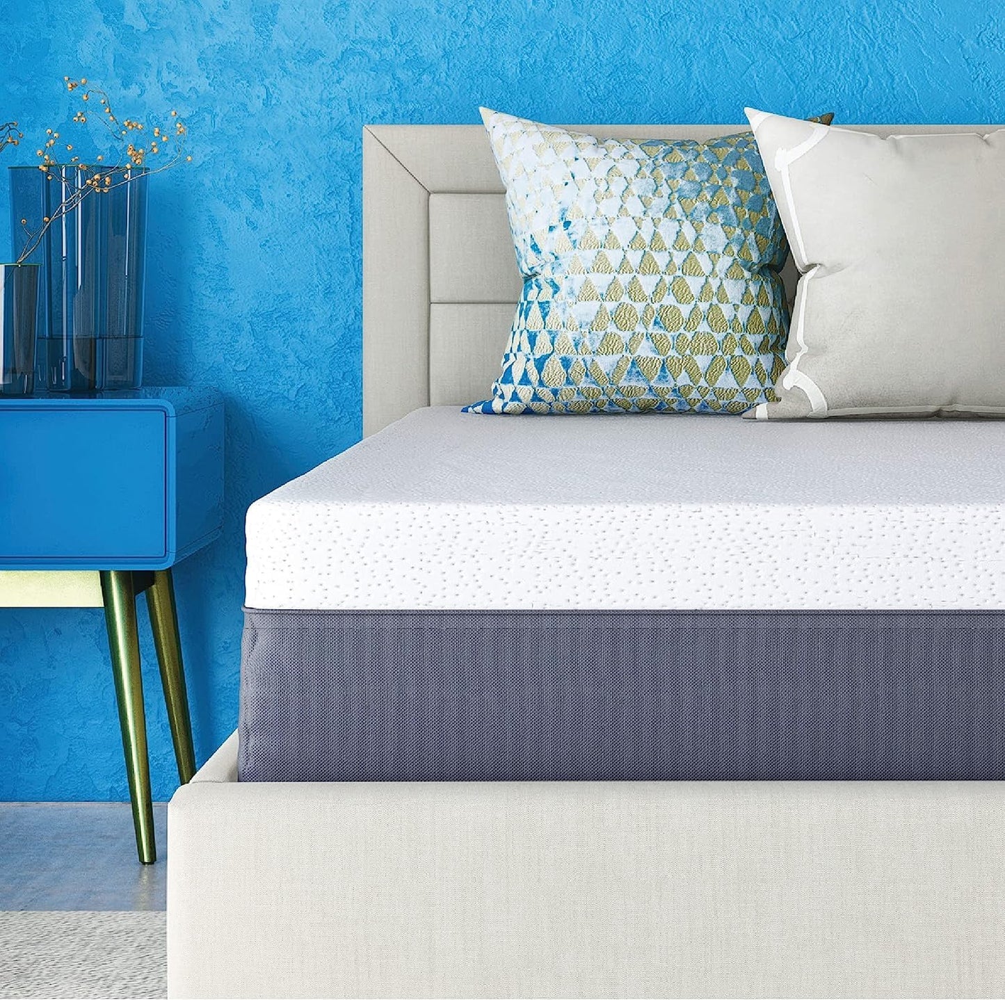 12 Inch Full Size Mattress Memory Foam Medium Firm, Gel Memory Foam Mattress Full Matress Cooling, Made in the USA, 12" Depth with Pressure Relief, Certipur-Us Certified No Fiberglass, Bed