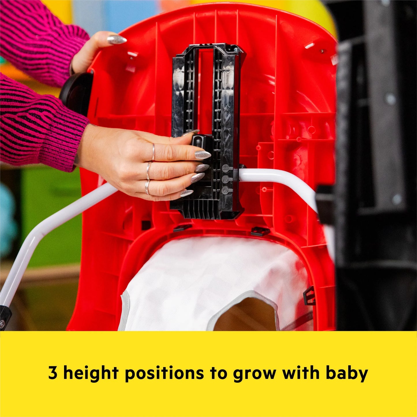 3-in-1 Red Infant and Toddler Car Walker