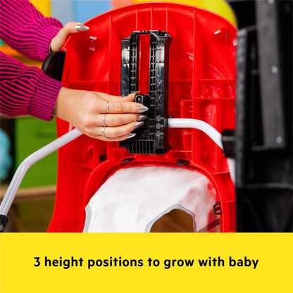 3-in-1 Red Infant and Toddler Car Walker