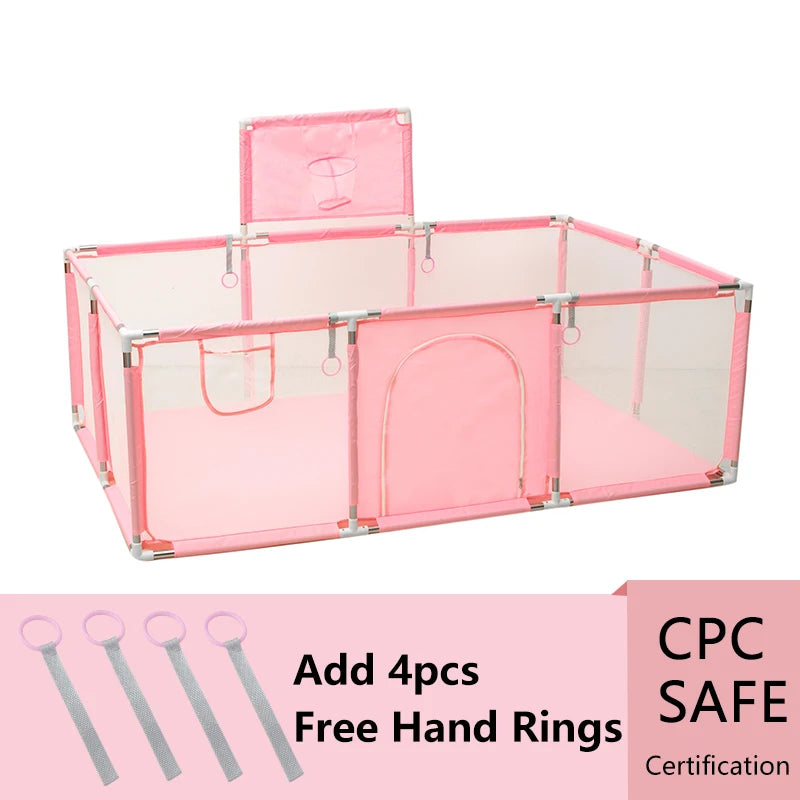 Indoor Baby Playpen Safety Barrier - Expansive Activity Gym and Groundbox Enclosure for Children