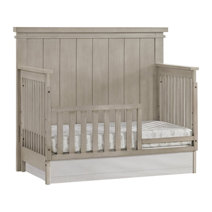 Hampton Greenguard Gold Certified 4-in-1 Convertible Crib with Stone Wash Finish