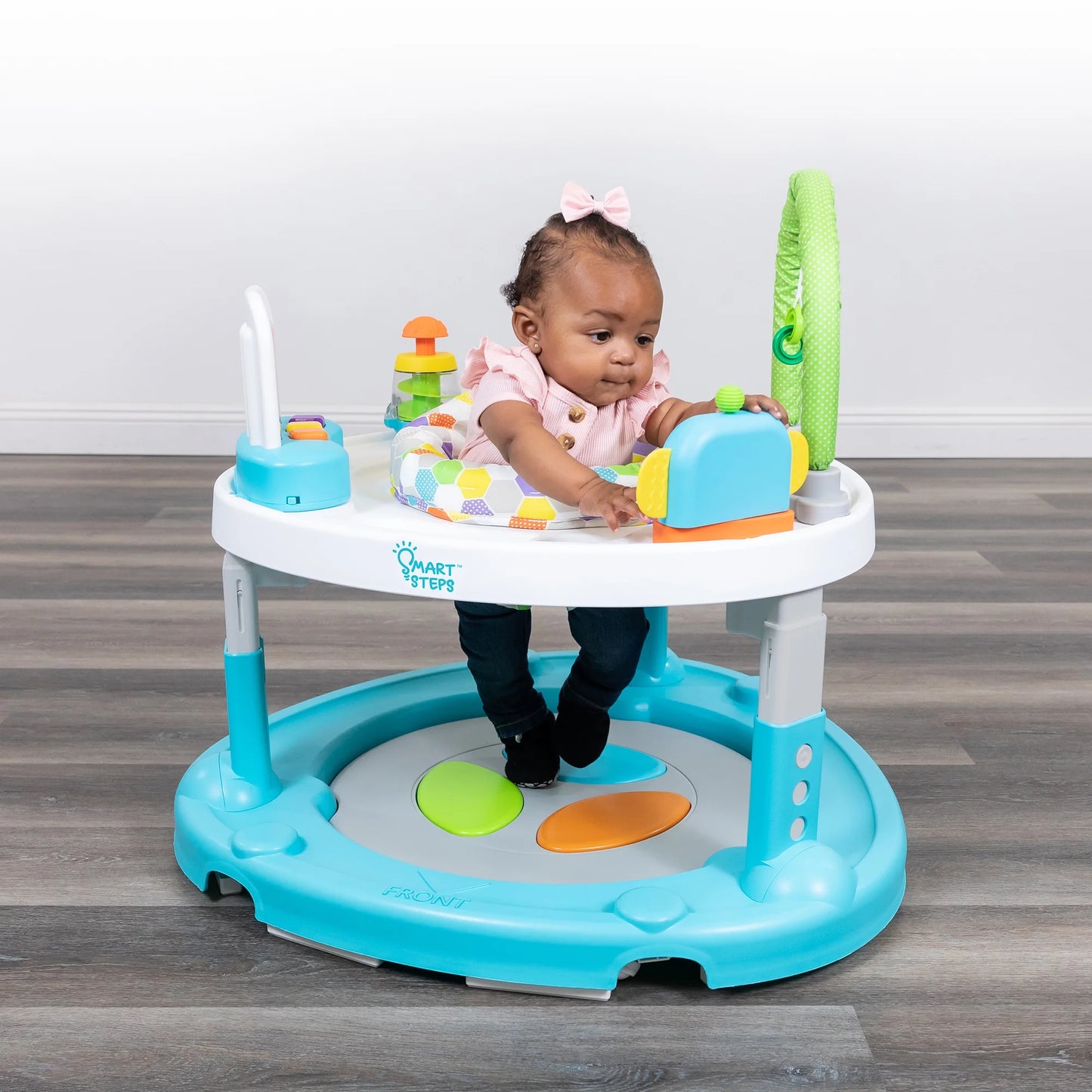 4-in-1 Activity Center Walker with Music and Lights for Enhanced Playtime