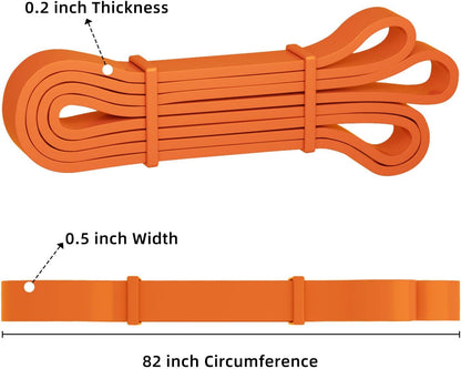 Resistance Bands for Pull-Up Assistance and Muscle Training - Ideal for Men and Women in Exercise, Body Stretching, and Physical Therapy