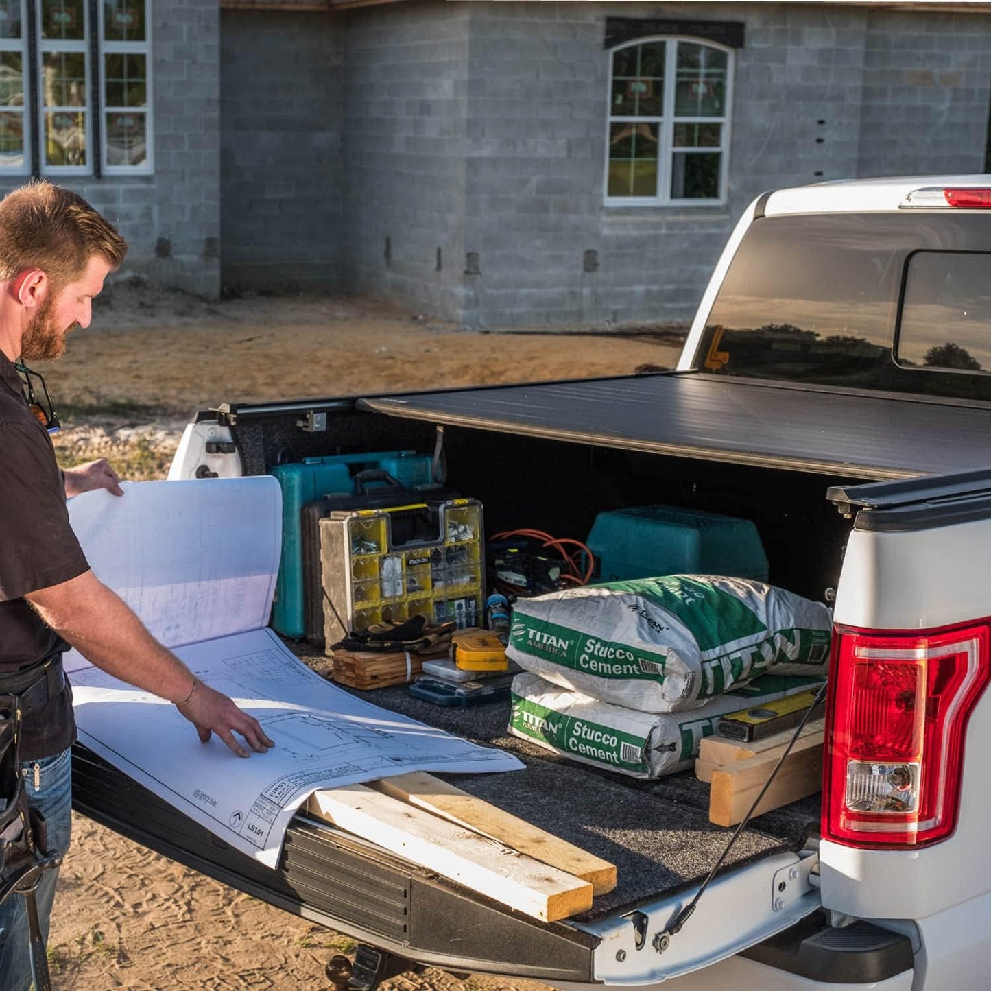 Recoil Retractable Tonneau Cover for 2015-2020 Ford F-150 (Including Raptor) with 5' 7" Bed (67.1") - Model G30373