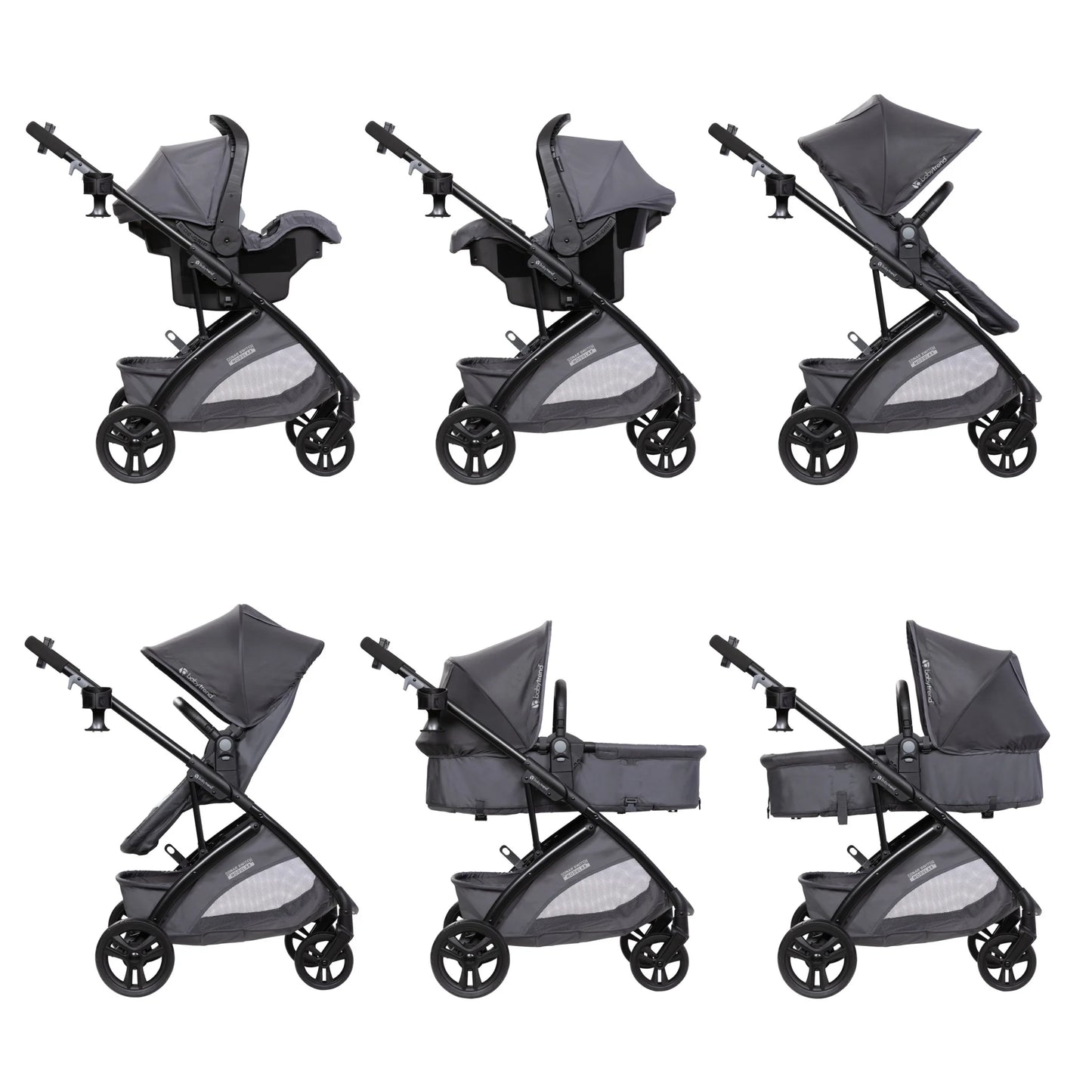 Sonar Switch 6-in-1 Modular Travel System with Ez-Lift™ PLUS Technology