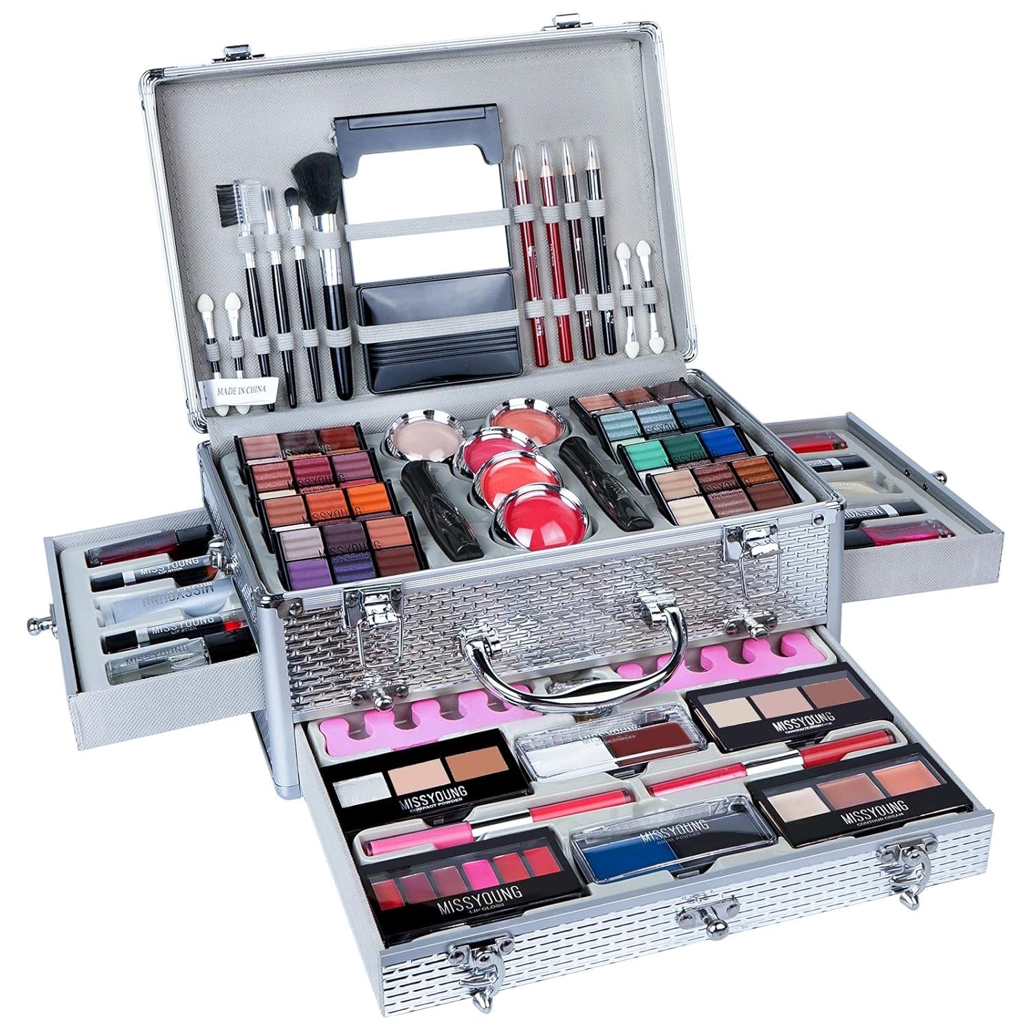 All in One Makeup Kit for Women Full Kit Multi-Purpose Combination Surprise Gift Set Beauty Full Make up Essential Starter Kit, Compact and Lightweight Design for Girls Women and Beginners