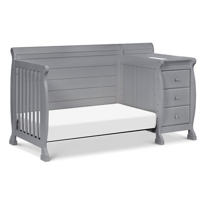 Kalani 4-in-1 Convertible Crib and Changing Table in Gray