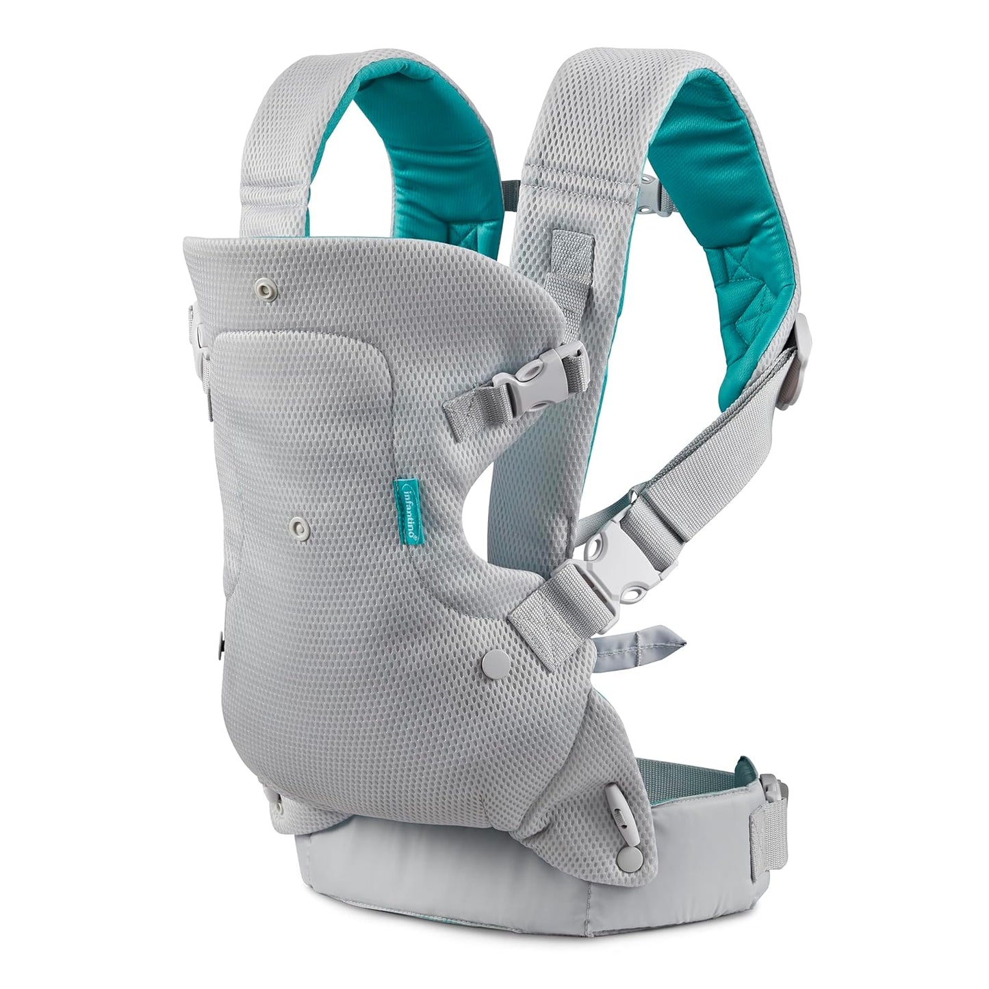 4-in-1 Adjustable Ergonomic Baby Carrier for Newborns to Toddlers - Light & Airy Convertible Design, Essential for Baby Registries