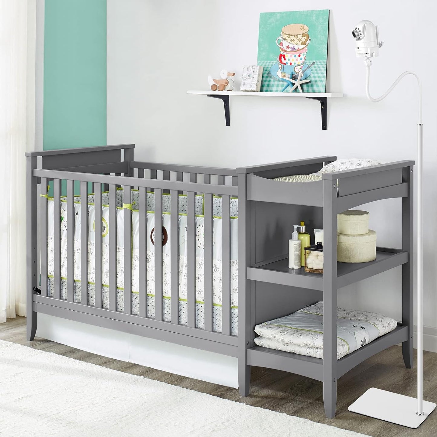 Baby Monitor Floor Stand Holder for Infant Optics DXR-8 Pro and Nanit Pro