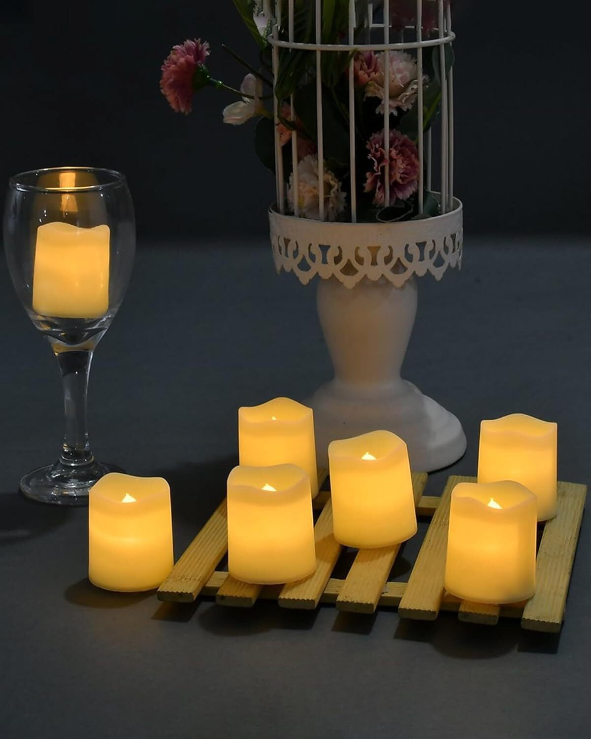 SHYMERY Flameless Votive Candles,Flamel