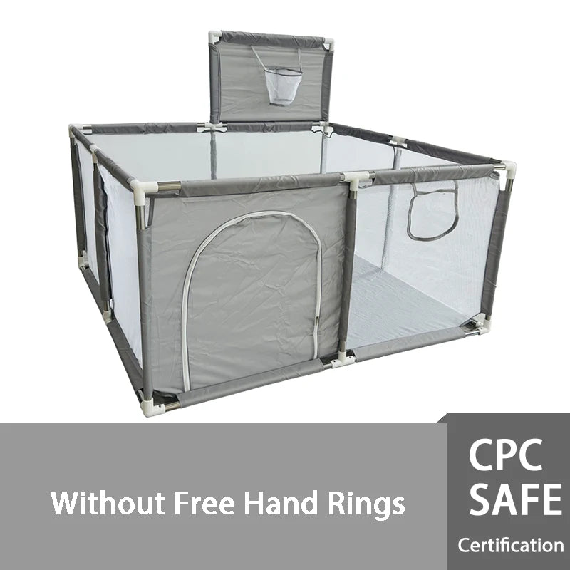 Indoor Baby Playpen Safety Barrier - Expansive Activity Gym and Groundbox Enclosure for Children