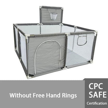 Indoor Baby Playpen Safety Barrier - Expansive Activity Gym and Groundbox Enclosure for Children