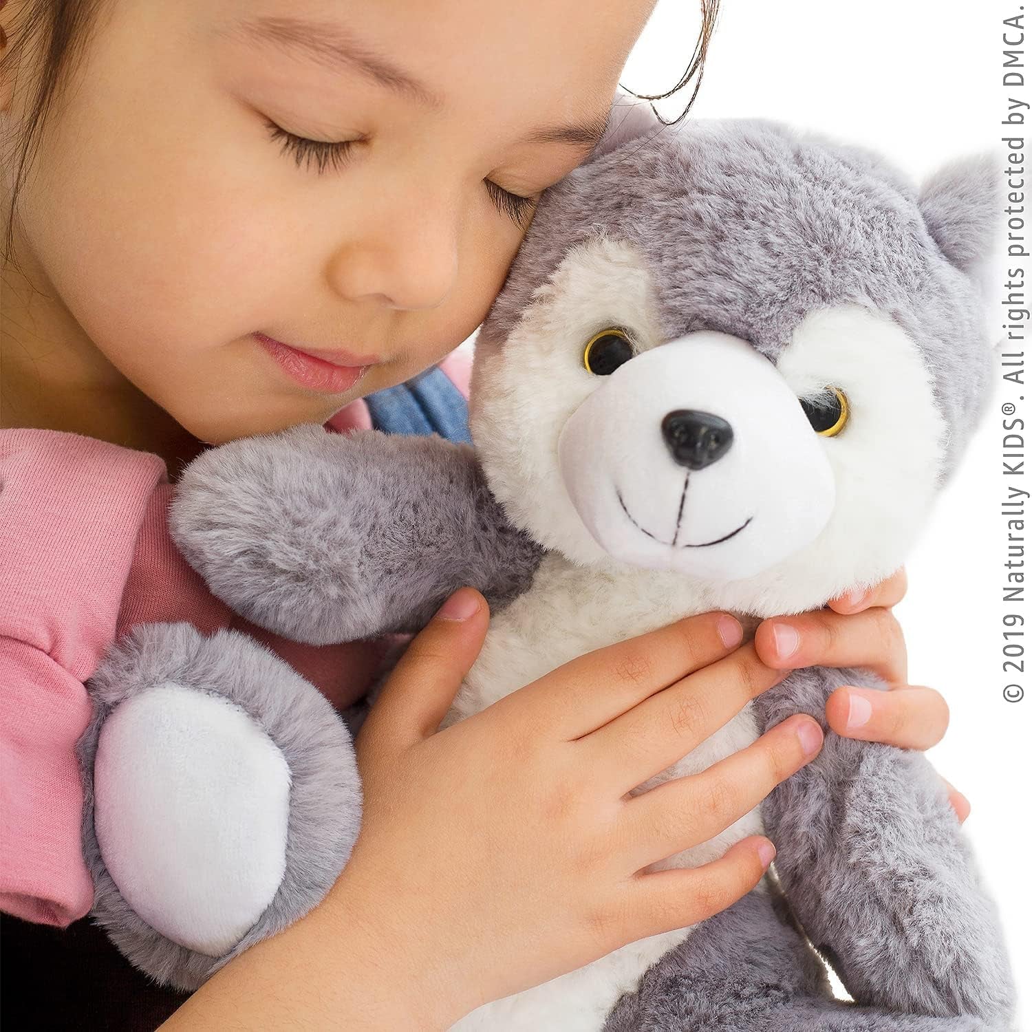 Wolf-Themed Backpack and Plush Toys for Children Aged 2-5 Years