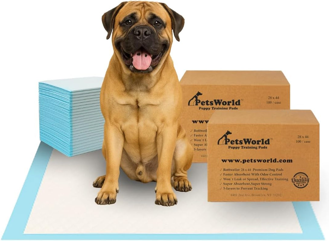 2XL Puppy Pads, 28X44 Inch, 200 Count| Ultra-Absorbent, Leak-Proof Dog Pee Pads for Potty Training