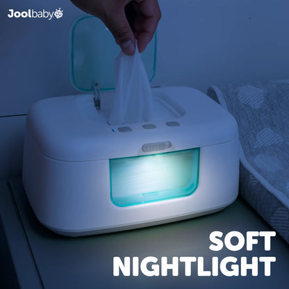 Baby Wipe Warmer and Dispenser with LED Lighting and Adjustable Power Control