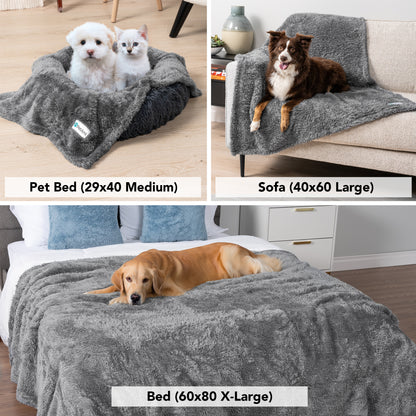 Dog Blanket for Pet Small Medium Large Dog Puppy Cat Soft Fleece Fluffy Sherpa