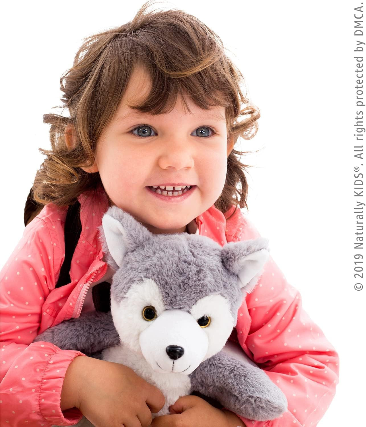 Wolf-Themed Backpack and Plush Toys for Children Aged 2-5 Years