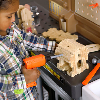 Toddler Workshop Utility Bench with 76-Piece Tool Set
