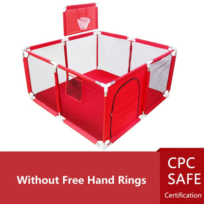 Indoor Baby Playpen Safety Barrier - Expansive Activity Gym and Groundbox Enclosure for Children