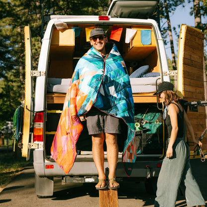 Original Puffy V2 Alpenglow - Warm, Water-Resistant Camping Blanket with 100% Recycled Synthetic Insulation, 52" x 75