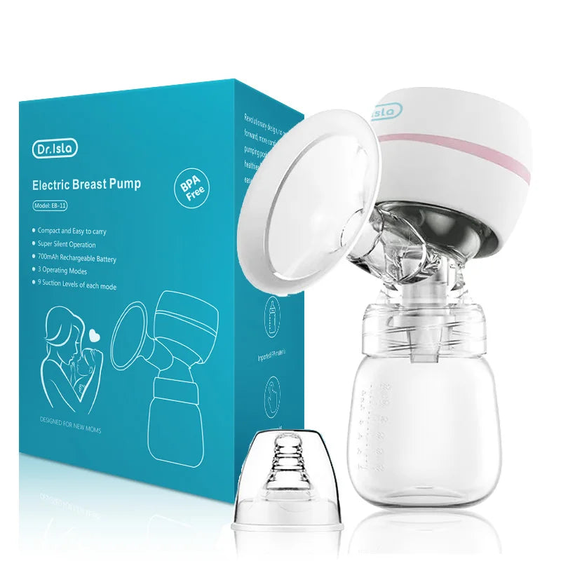 Professional Electric Breast Pump with Enhanced Suction for Comfortable and Quiet Milk Expression During Postpartum Recovery