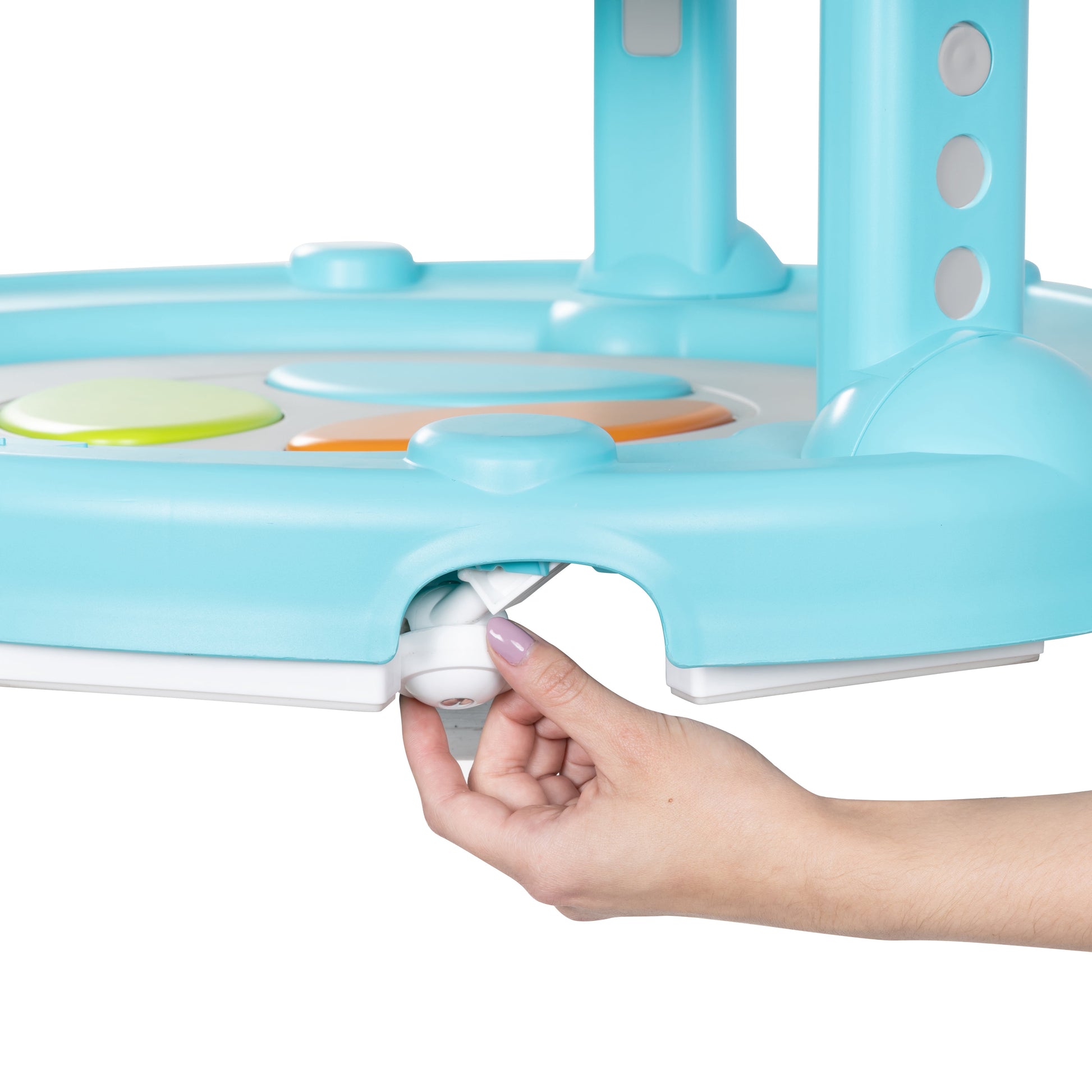 4-in-1 Activity Center Walker with Music and Lights for Enhanced Playtime