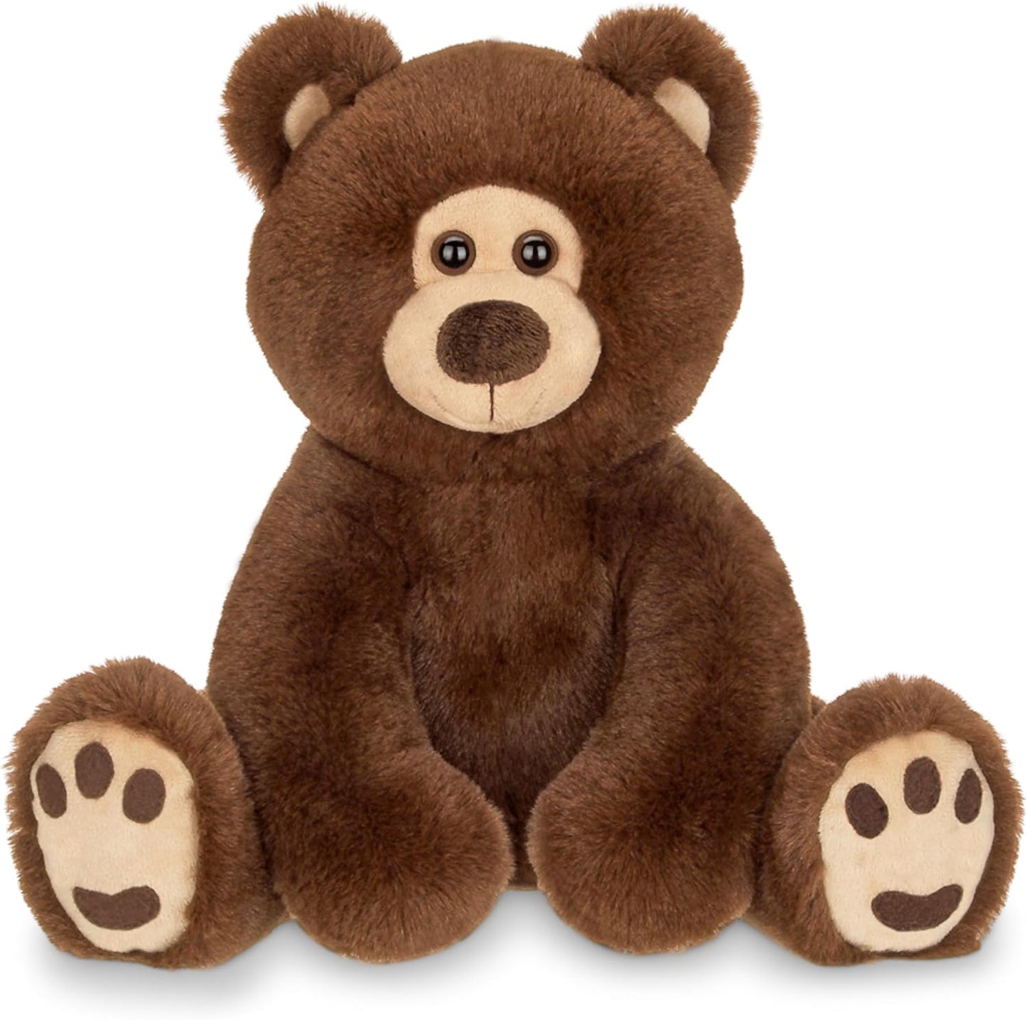 Bearington Lil' Barnaby 11.5" Plush Teddy Bear - Soft and Cuddly Brown Stuffed Animal with Weighted Bottom - Ideal Gift for Children, Plush Collectors, and Baby Showers