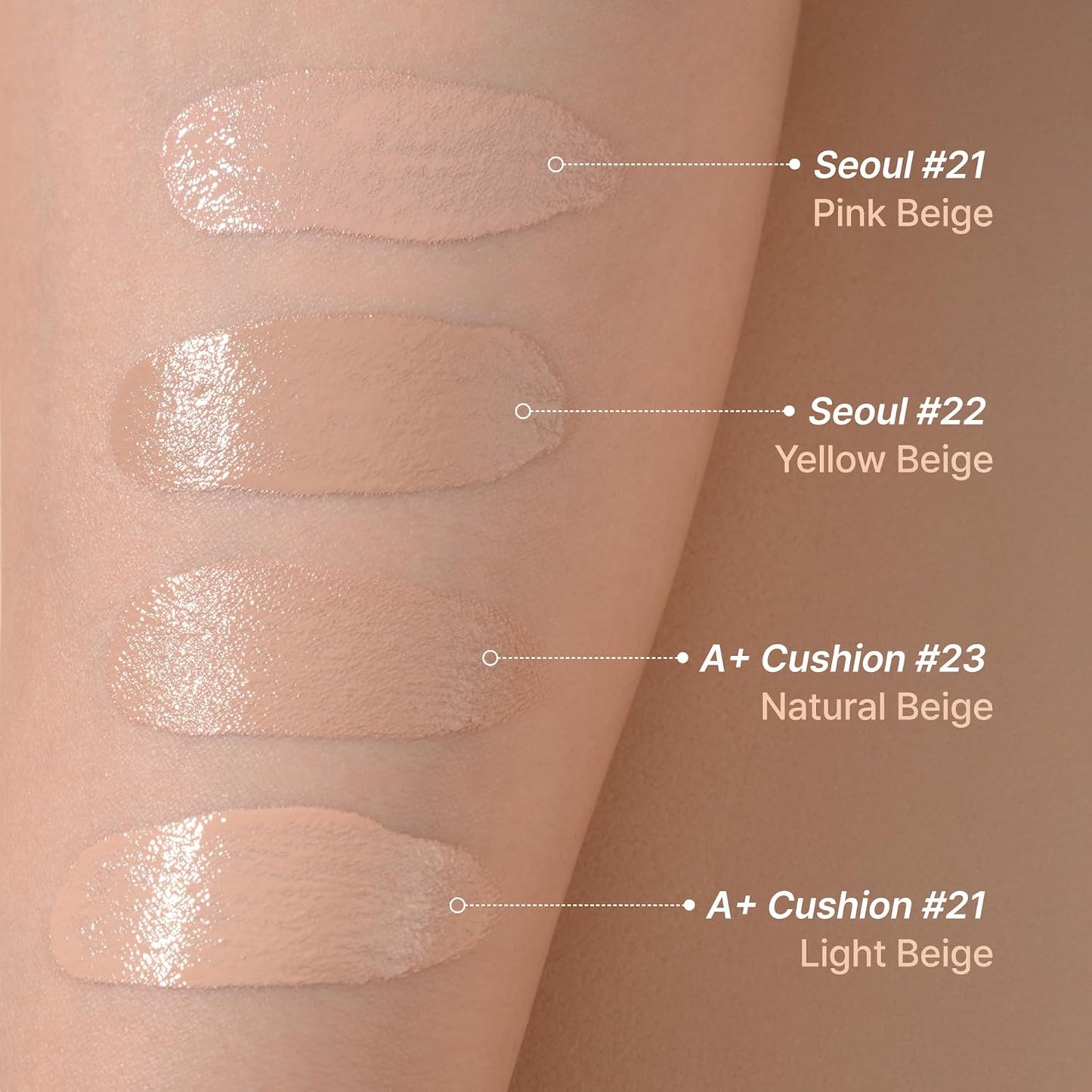 A+ Cushion Foundation (Shade 23) I Natural Coverage Foundation Makeup, Moisturizing Finish for Sensitive, Oily, Combination Skin, Skin Care Cushion I Korean Aesthetic Makeup