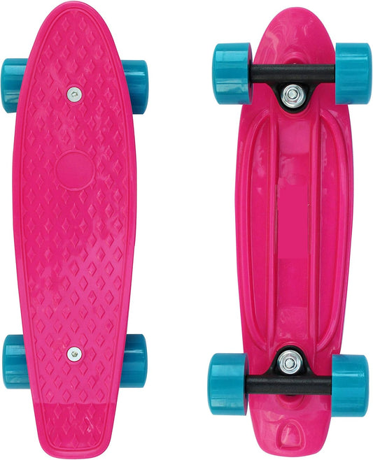 17x5 Inch Mini Skateboard with Advanced Design, Perfect Mini Cruiser for Beginners Featuring ABEC-7 Bearings and Soft PU Wheels
