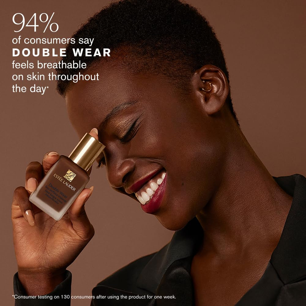 Double Wear Stay-In-Place Foundation Makeup | Long-Wear Matte Foundation, 1 Fl Oz