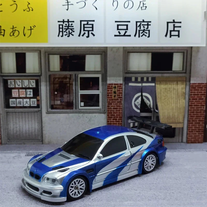2.4G RC Drift Car 1/43 Scale 4WD High-Speed Remote Control Mini Racing Model